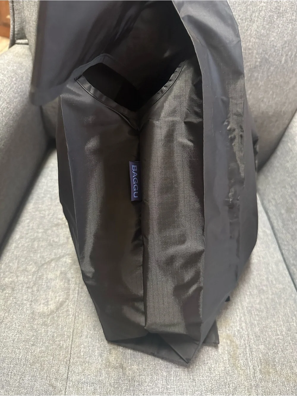 BAGGU Black Reusable Tote Bag